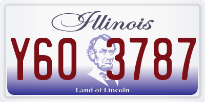 IL license plate Y603787