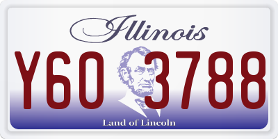 IL license plate Y603788