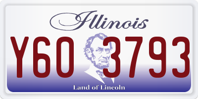 IL license plate Y603793