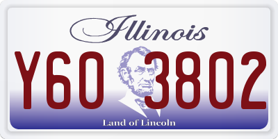 IL license plate Y603802