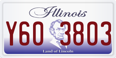 IL license plate Y603803