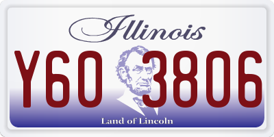 IL license plate Y603806
