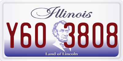 IL license plate Y603808