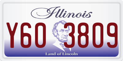 IL license plate Y603809