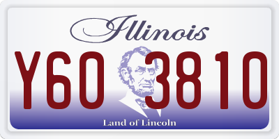 IL license plate Y603810