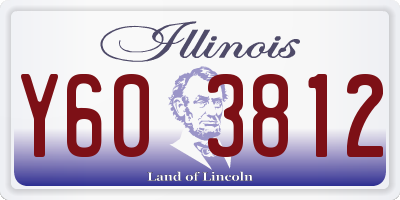 IL license plate Y603812