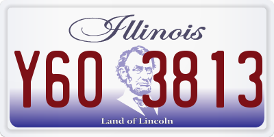 IL license plate Y603813