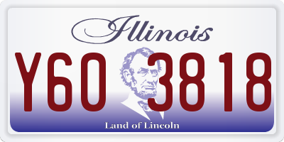 IL license plate Y603818