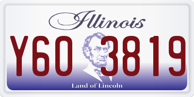 IL license plate Y603819
