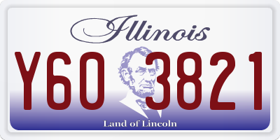 IL license plate Y603821