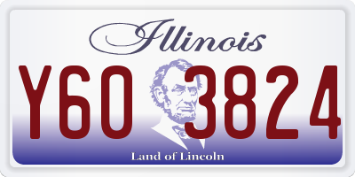 IL license plate Y603824