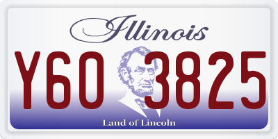 IL license plate Y603825