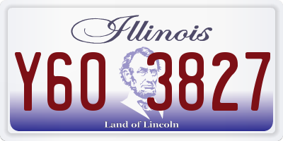 IL license plate Y603827