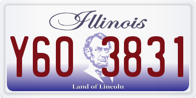 IL license plate Y603831
