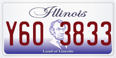 IL license plate Y603833
