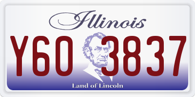 IL license plate Y603837