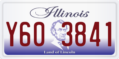 IL license plate Y603841