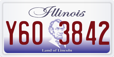 IL license plate Y603842