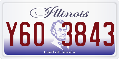 IL license plate Y603843