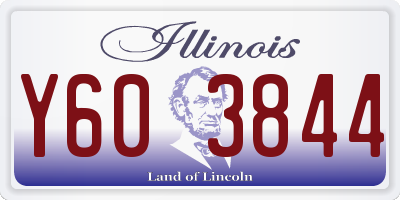 IL license plate Y603844