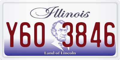 IL license plate Y603846
