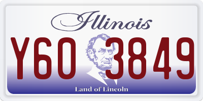 IL license plate Y603849