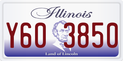 IL license plate Y603850