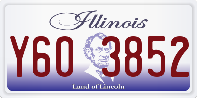 IL license plate Y603852
