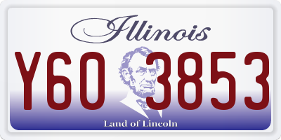 IL license plate Y603853