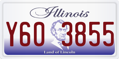 IL license plate Y603855