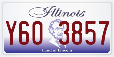 IL license plate Y603857
