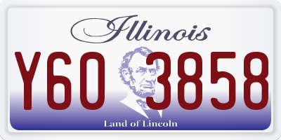 IL license plate Y603858
