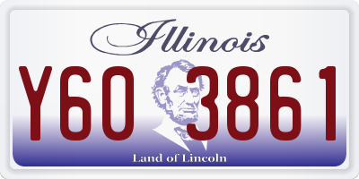 IL license plate Y603861