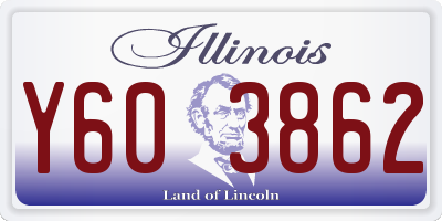 IL license plate Y603862