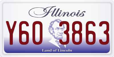 IL license plate Y603863