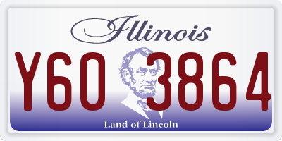 IL license plate Y603864