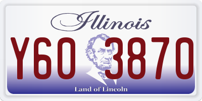 IL license plate Y603870