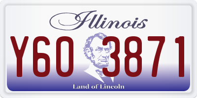 IL license plate Y603871