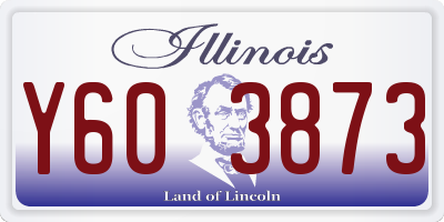 IL license plate Y603873