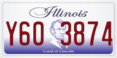IL license plate Y603874