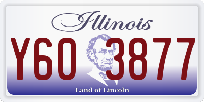 IL license plate Y603877