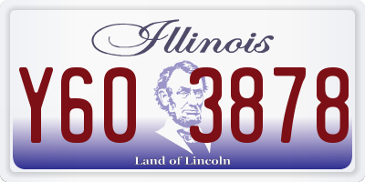 IL license plate Y603878