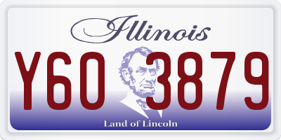 IL license plate Y603879