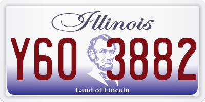 IL license plate Y603882