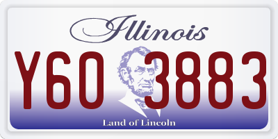 IL license plate Y603883