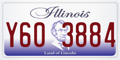 IL license plate Y603884