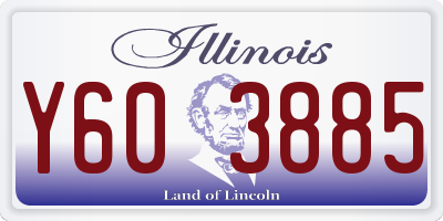 IL license plate Y603885