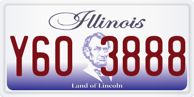 IL license plate Y603888