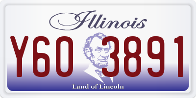 IL license plate Y603891