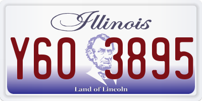IL license plate Y603895